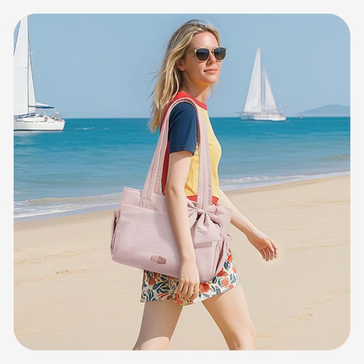BagSmart™ Crush Bow Damen Tasche