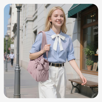 BagSmart™ Crush Bow Damen Tasche