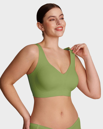 Lifting Wire-Free Antibacterial Jelly Bra