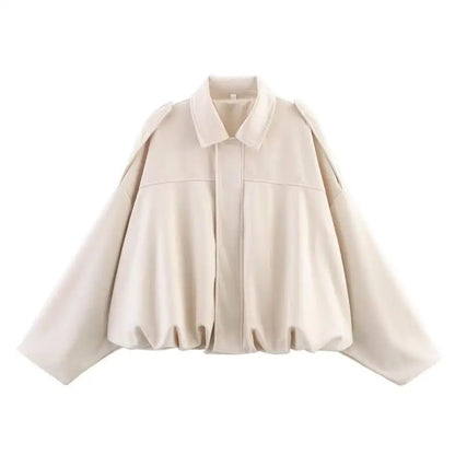 Weichlux™ – Oversize Wildlederjacke