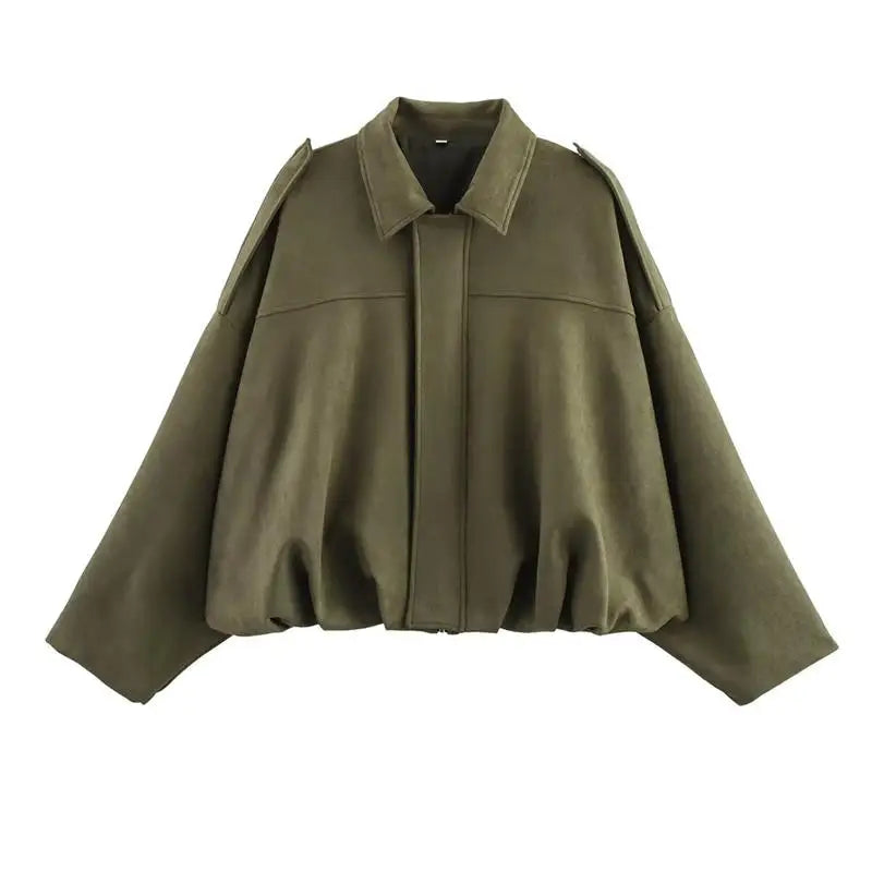 Weichlux™ – Oversize Wildlederjacke