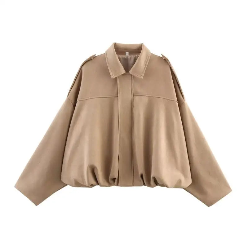 Weichlux™ – Oversize Wildlederjacke