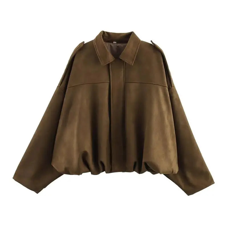 Weichlux™ – Oversize Wildlederjacke