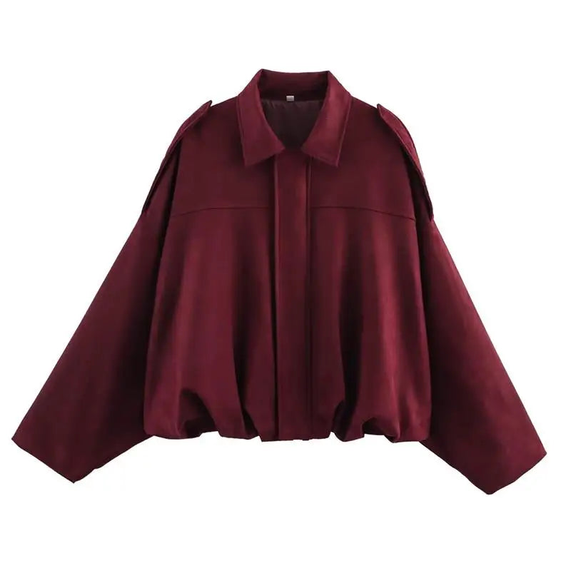 Weichlux™ – Oversize Wildlederjacke