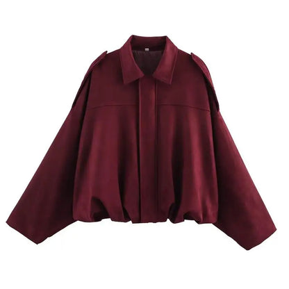 Weichlux™ – Oversize Wildlederjacke